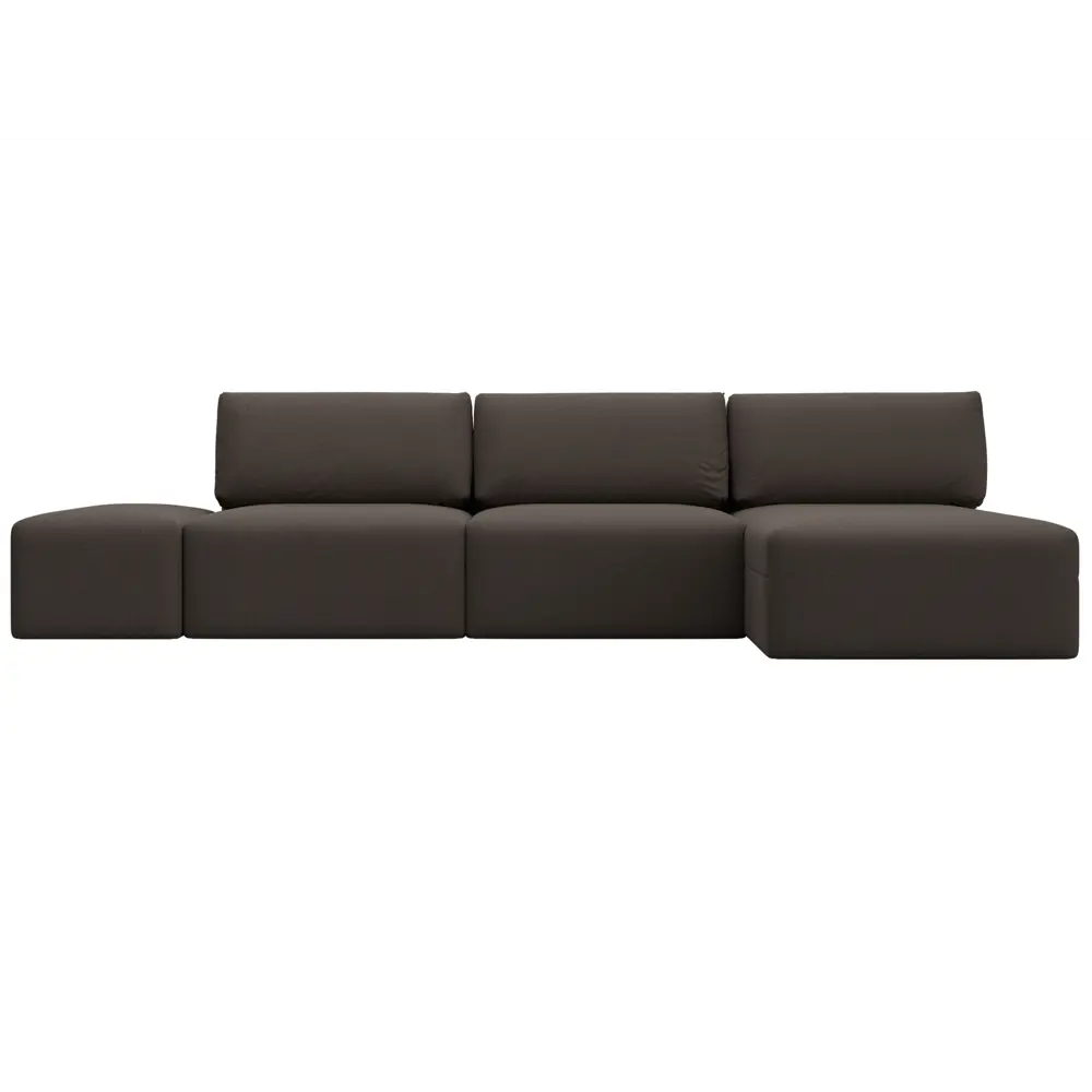 Фото 2 Диван раскладной Лига диванов 129719 367x84x187 см рогожка цвет амур 05 коричневый Фото 2 Диван раскладной Лига диванов 129719 367x84x187 см рогожка цвет амур 05 коричневый