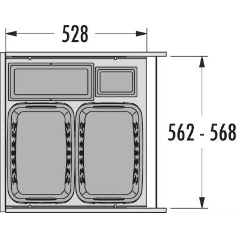Фото 3 Корзина для белья Hailo 3270611 56.8x54.5x52.8 см Пластик цвет белый Фото 3 Корзина для белья Hailo 3270611 56.8x54.5x52.8 см Пластик цвет белый