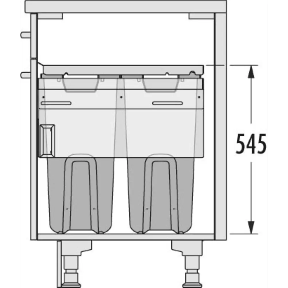 Фото 2 Корзина для белья Hailo 3270811 41.8x54.5x52.8 см Пластик цвет белый Фото 2 Корзина для белья Hailo 3270811 41.8x54.5x52.8 см Пластик цвет белый