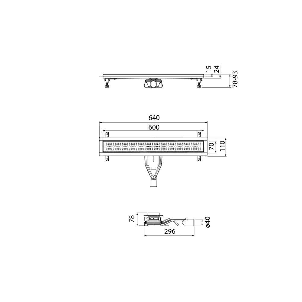 Фото 5 Душевой трап горизонтальный с поворотным механизмом Iddis комбинированный затвор 600x70 мм 975B6BL20DZ Фото 5 Душевой трап горизонтальный с поворотным механизмом Iddis комбинированный затвор 600x70 мм 975B6BL20DZ