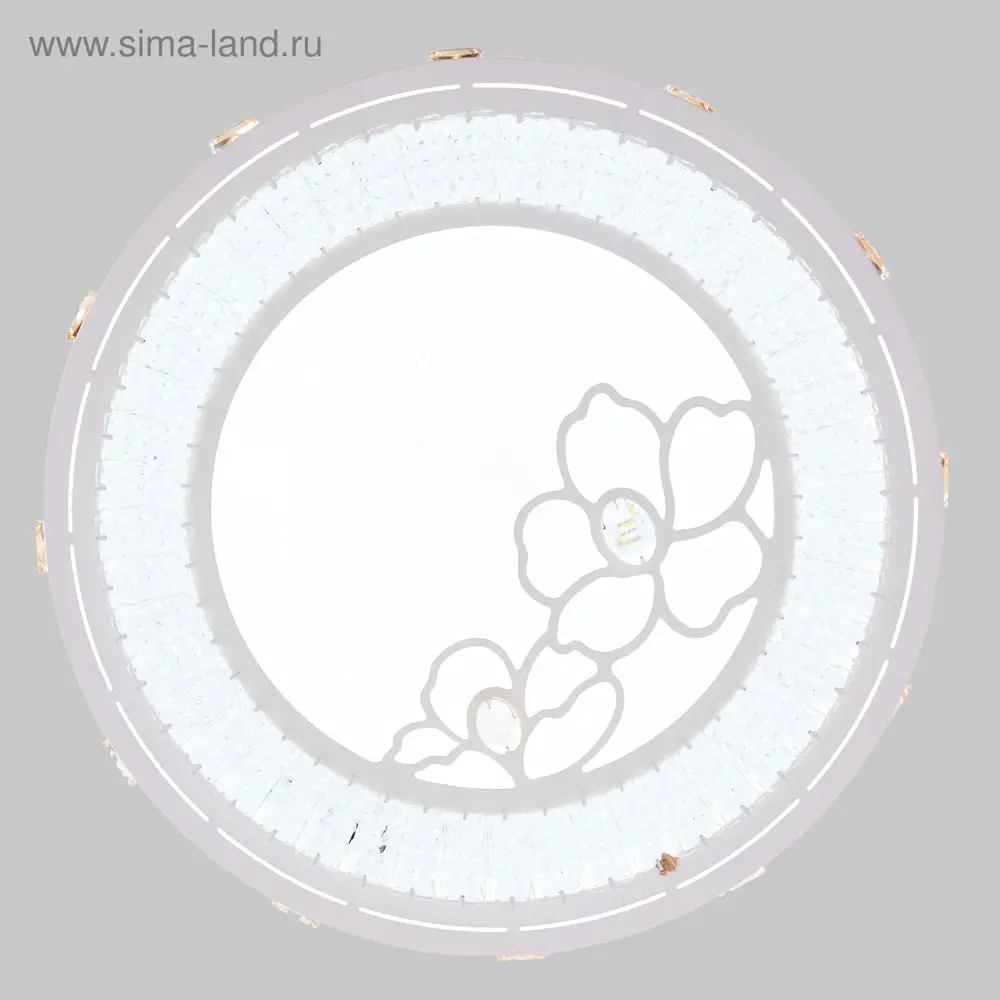 Фото 12 Люстра потолочная светодиодная Bayerlux 4605532 с пультом управления 3 м² регулируемый белый свет цвет белый