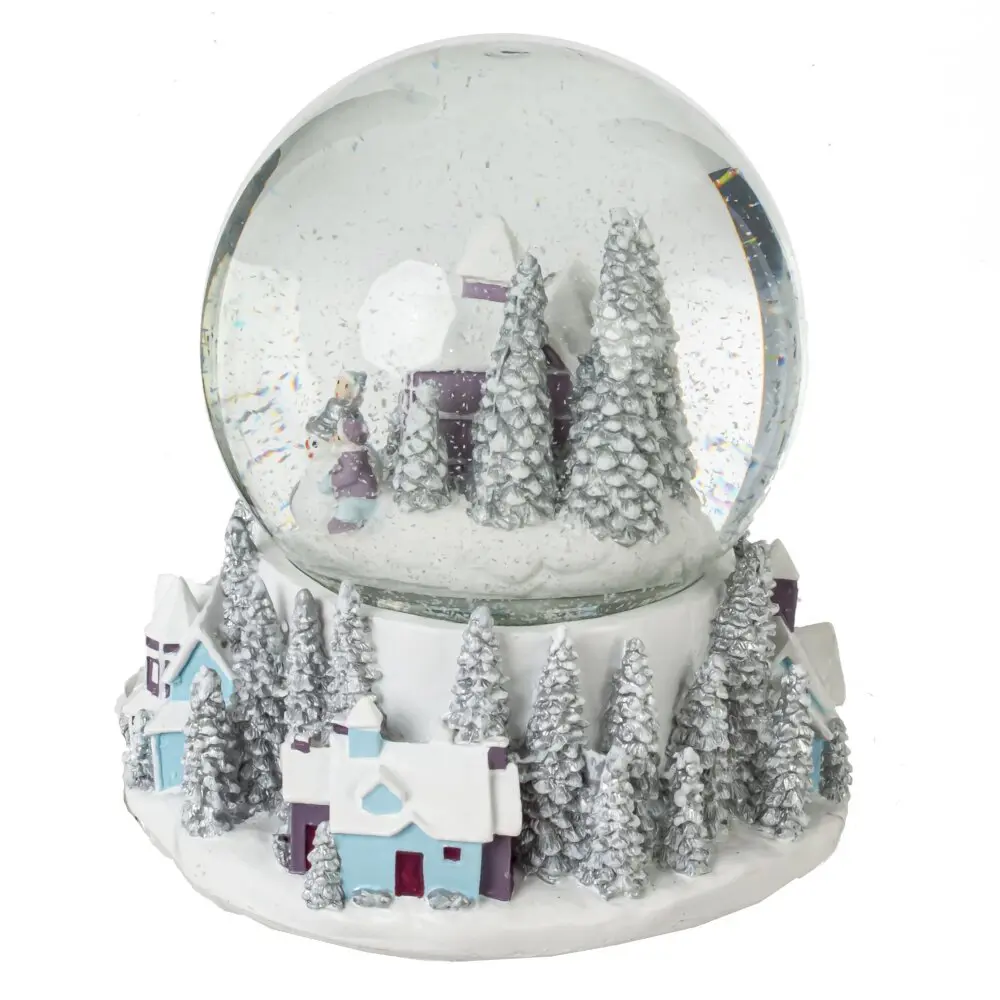 Фото 4 Новогодняя фигурка Дом 936378 14 см белый