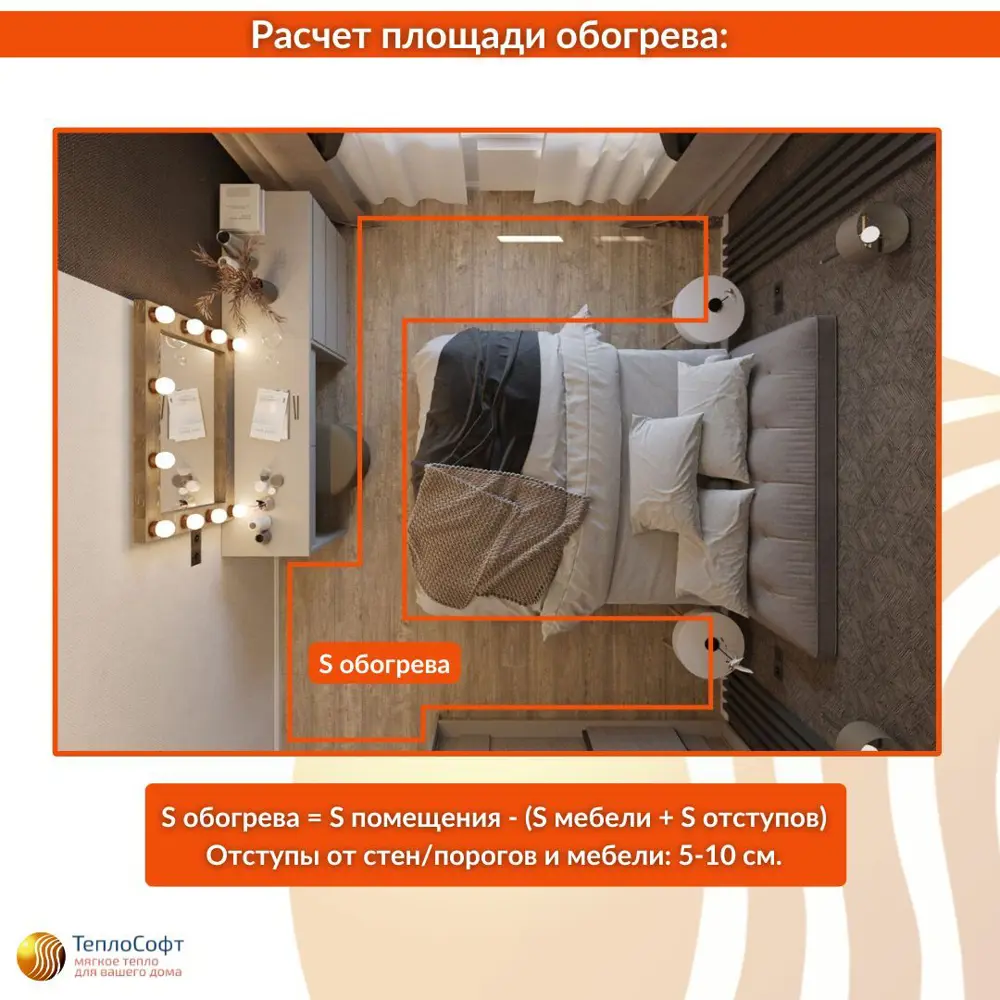 Фото 11 Инфракрасная пленка для теплого пола Теплософт 14.4 м² 3168 Вт с Wi Fi терморегулятором Фото 11 Инфракрасная пленка для теплого пола Теплософт 14.4 м² 3168 Вт с Wi Fi терморегулятором