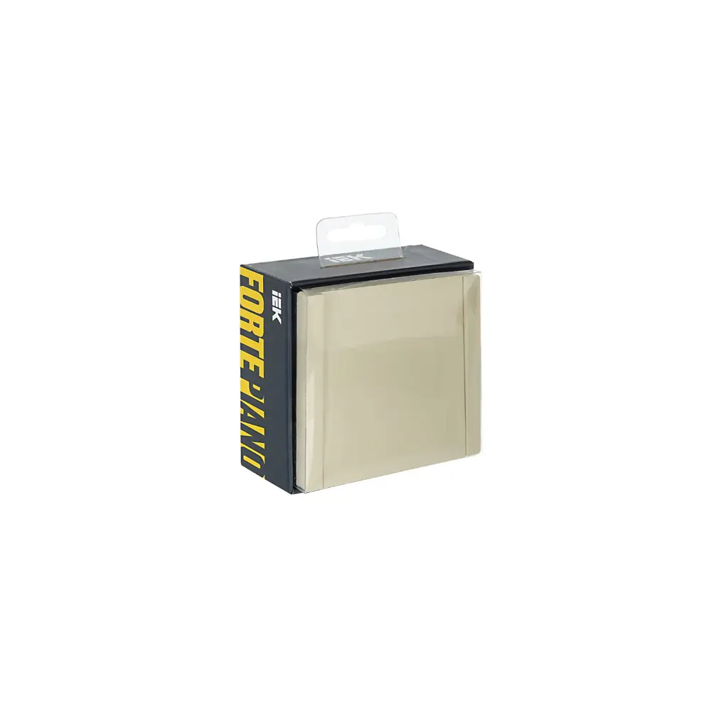 Фото 3 Выключатель проходной встраиваемый Iek Forte&Piano FP-V12-0-10-1-K10 1 клавиша цвет ваниль