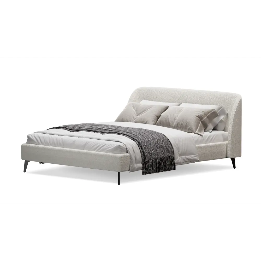 Фото 4 Кровать Mebelroom Мосс Соул000 163x95x214 см ЛДСП цвет белый Фото 4 Кровать Mebelroom Мосс Соул000 163x95x214 см ЛДСП цвет белый