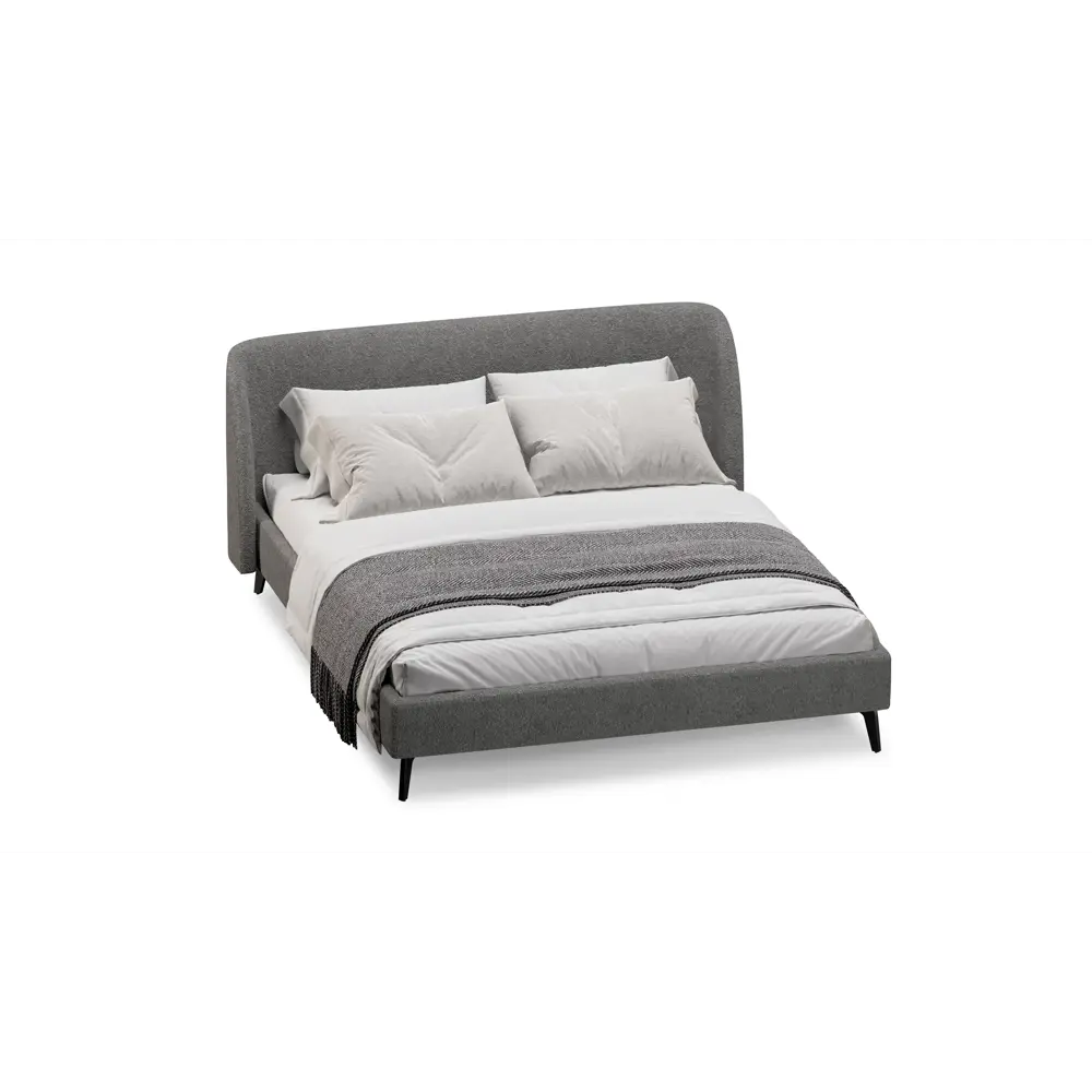 Фото 7 Кровать Mebelroom Мосс Соул995 183x95x214 см ЛДСП цвет темно-серый