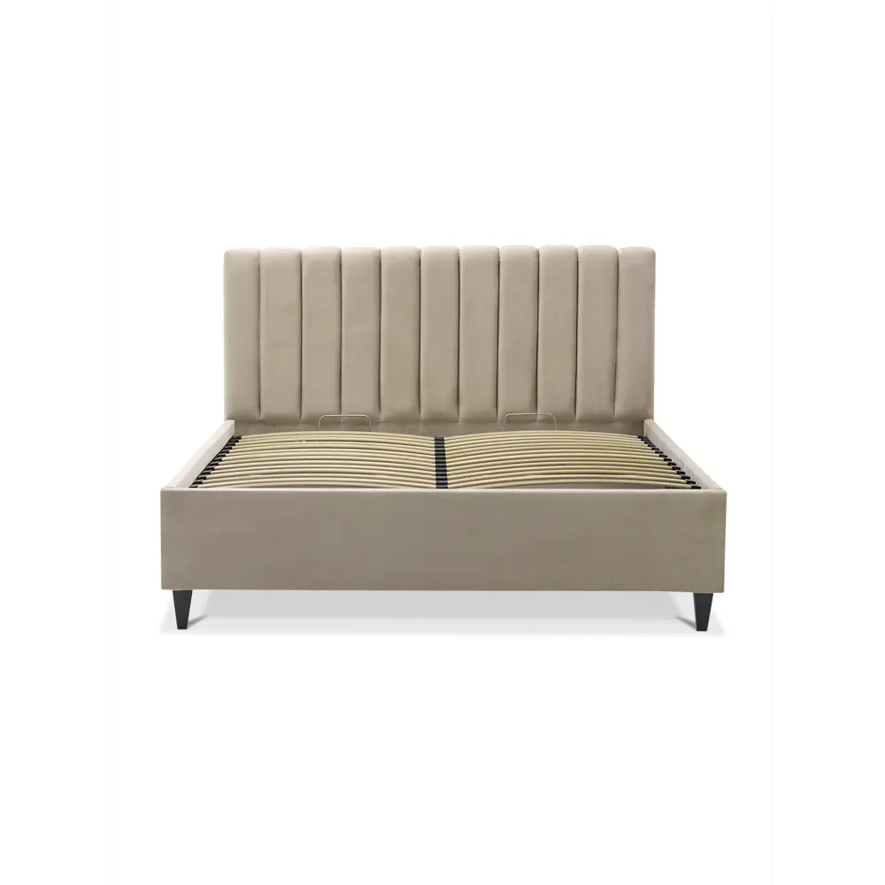 Фото 13 Кровать Ладья Мерла 190 x 112 x 218 см ЛДСП подъемный механизм цвет коричневый