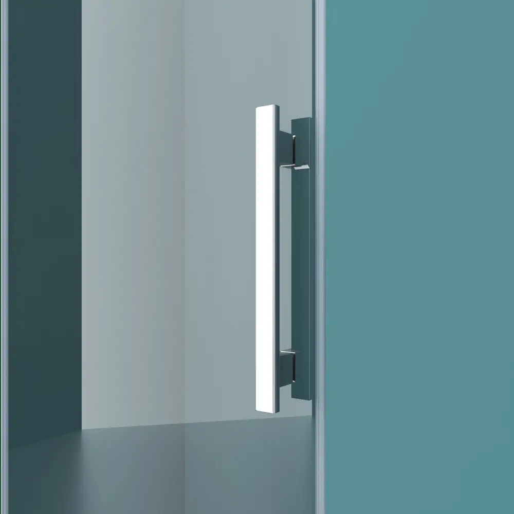 Фото 3 Душевая дверь Belbagno KRAFT-B-12-60/30-C-Cr-R 90см эффект стекла прозрачный распашной Фото 3 Душевая дверь Belbagno KRAFT-B-12-60/30-C-Cr-R 90см эффект стекла прозрачный распашной