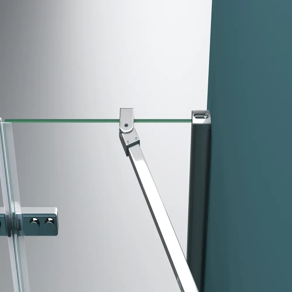 Фото 8 Душевая дверь Belbagno KRAFT-B-12-60/30-C-Cr-R 90см эффект стекла прозрачный распашной Фото 8 Душевая дверь Belbagno KRAFT-B-12-60/30-C-Cr-R 90см эффект стекла прозрачный распашной