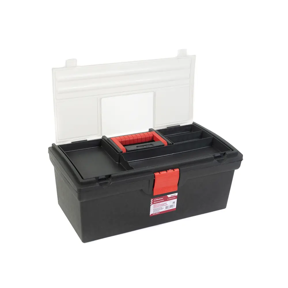 Фото 5 Ящик для инструментов Политех 8064203 410x220x170 см, пластик Фото 5 Ящик для инструментов Политех 8064203 410x220x170 см, пластик