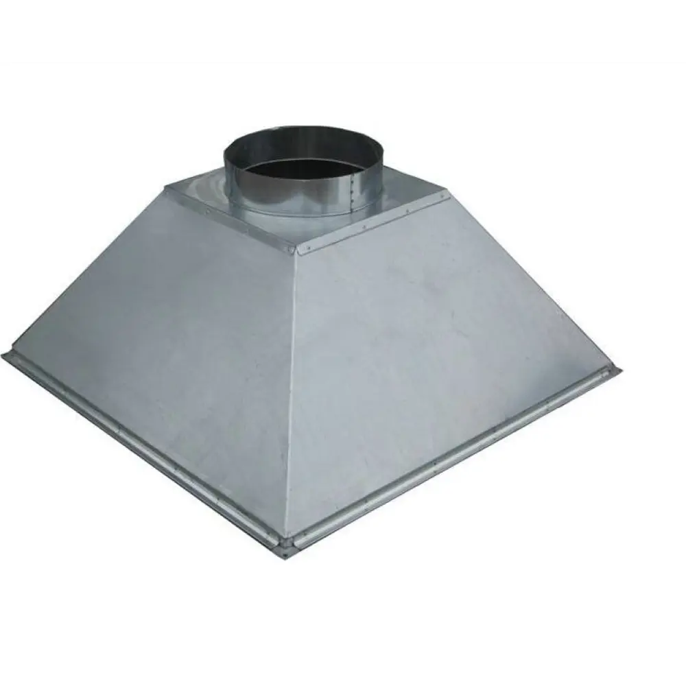 Фото Зонт купольный Шамрай 500x500 мм D200 мм оцинкованная сталь Фото Зонт купольный Шамрай 500x500 мм D200 мм оцинкованная сталь