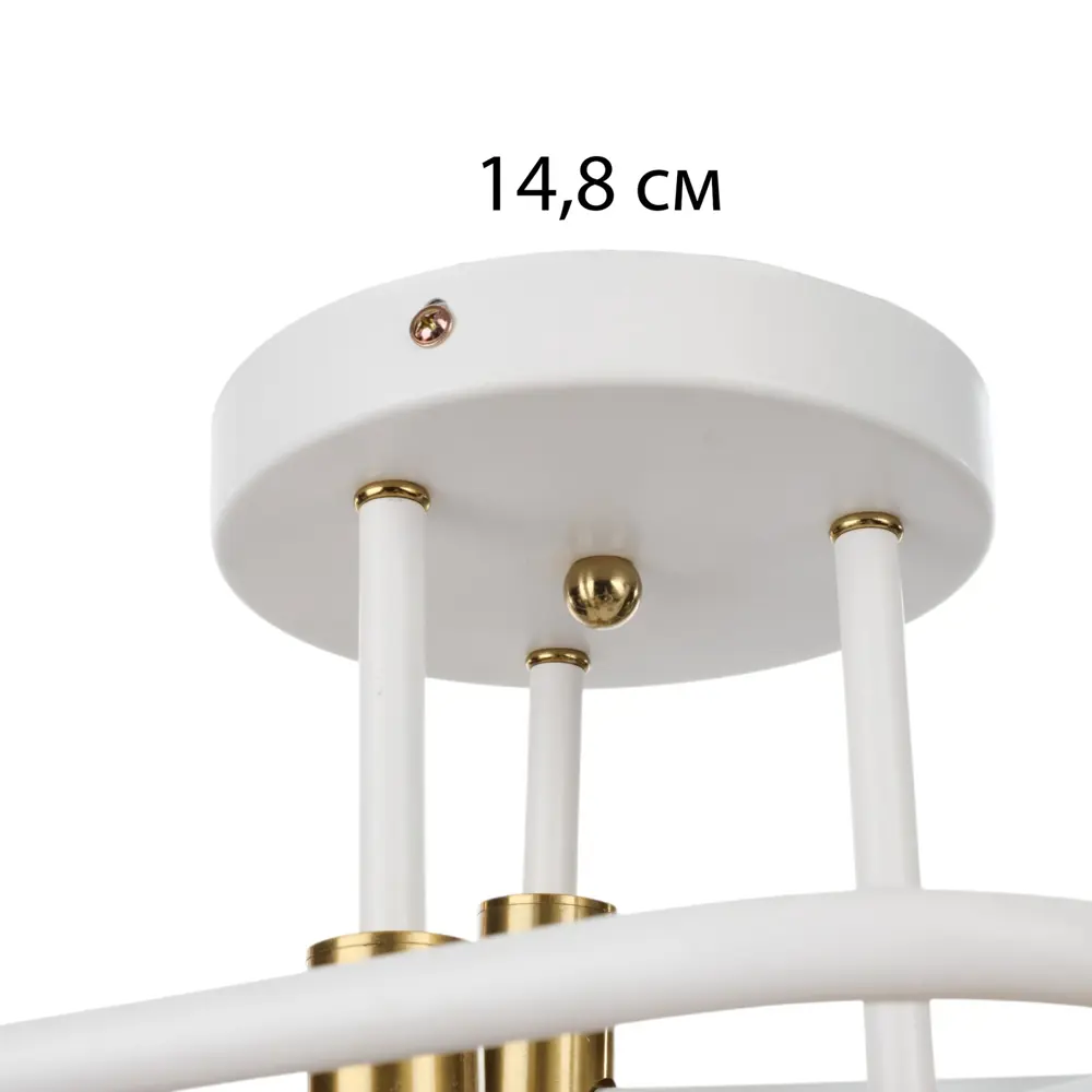 Фото 5 Люстра на штанге Bayerlux Сима-ленд 10386025 9 ламп 3 м² цвет белый Фото 5 Люстра на штанге Bayerlux Сима-ленд 10386025 9 ламп 3 м² цвет белый