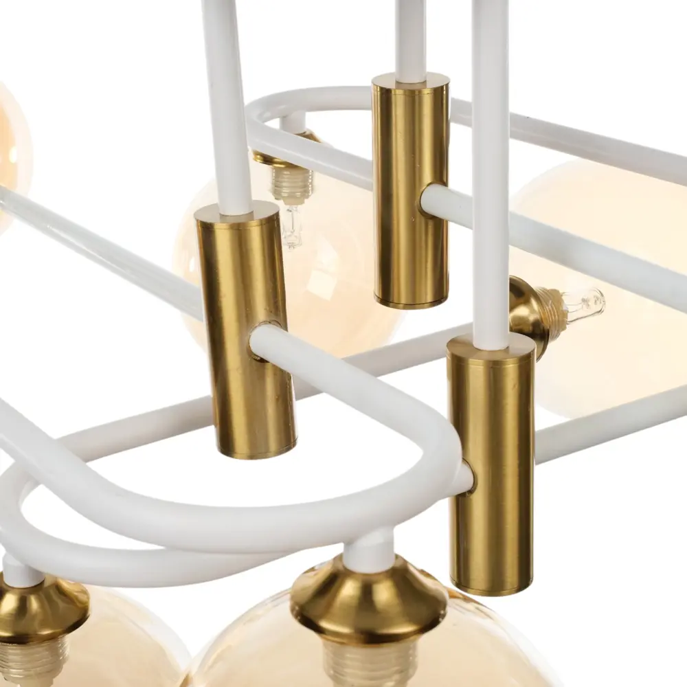 Фото 6 Люстра на штанге Bayerlux Сима-ленд 10386025 9 ламп 3 м² цвет белый Фото 6 Люстра на штанге Bayerlux Сима-ленд 10386025 9 ламп 3 м² цвет белый