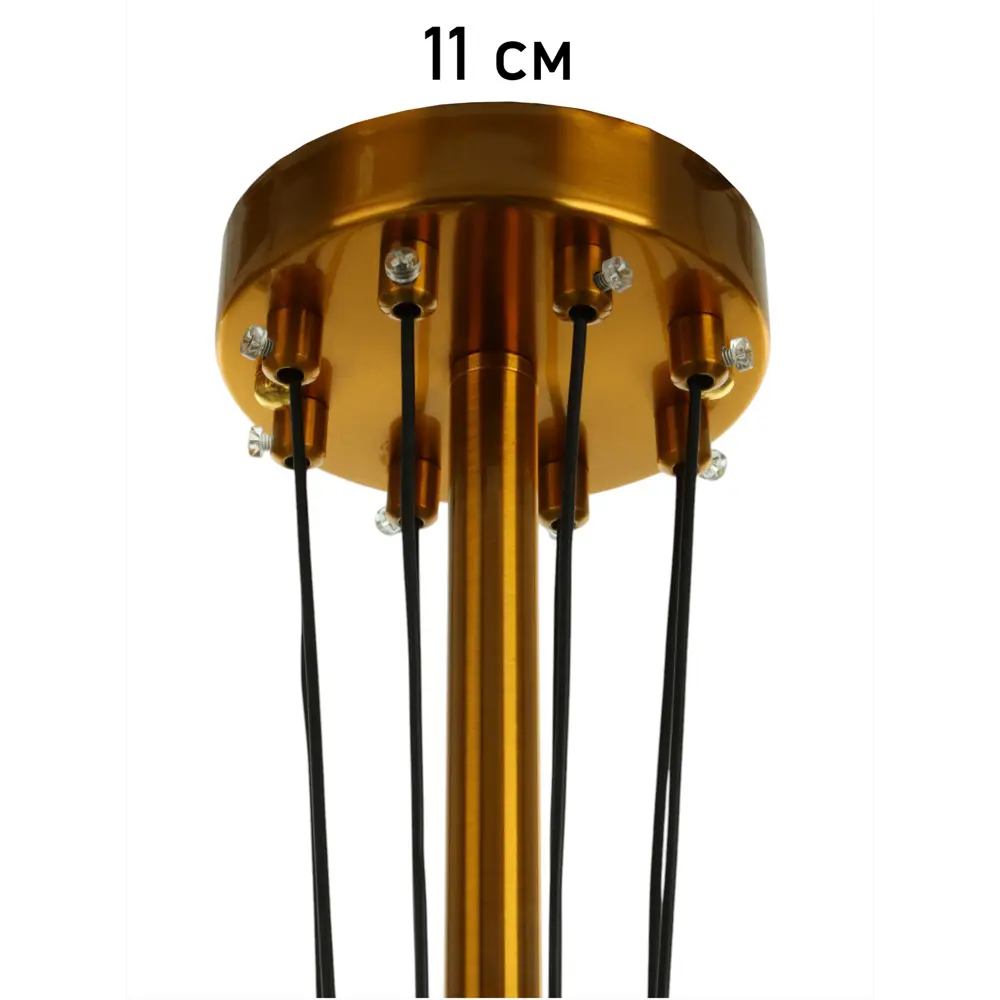 Фото 7 Люстра на штанге Bayerlux Сима-ленд 10534545 6 ламп 3 м² цвет золотой Фото 7 Люстра на штанге Bayerlux Сима-ленд 10534545 6 ламп 3 м² цвет золотой