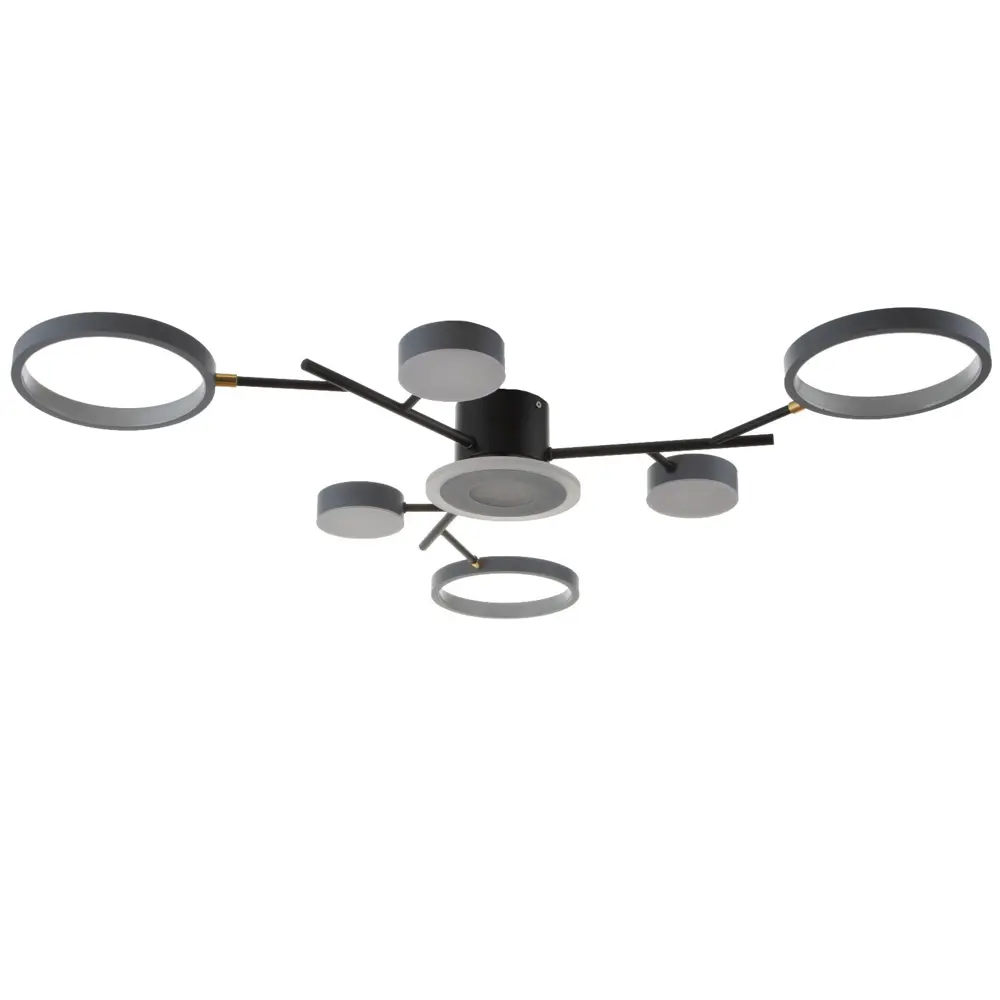 Фото Люстра потолочная светодиодная Bayerlux 7153732 с пультом управления 3 м² регулируемый белый свет цвет разноцветный Фото Люстра потолочная светодиодная Bayerlux 7153732 с пультом управления 3 м² регулируемый белый свет цвет разноцветный