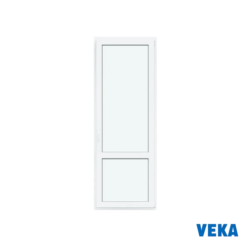 Фото Балконная дверь пластиковая ПВХ Veka WHS 1900x700мм (ВxШ) правая однокамерный стеклопакет/сэндвич 24мм цвет белый Фото Балконная дверь пластиковая ПВХ Veka WHS 1900x700мм (ВxШ) правая однокамерный стеклопакет/сэндвич 24мм цвет белый