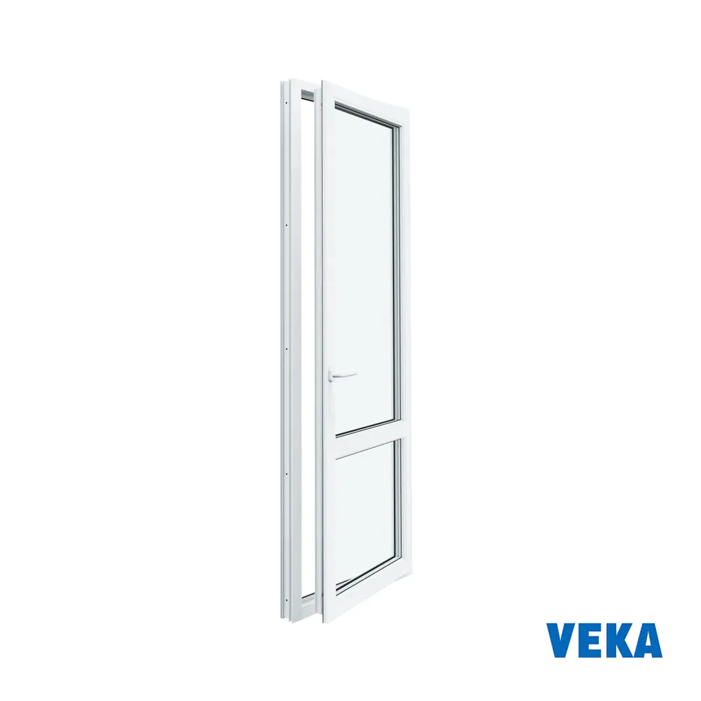 Фото 3 Балконная дверь пластиковая ПВХ Veka WHS 2000x800мм (ВxШ) правая однокамерный стеклопакет/сэндвич 24мм цвет белый Фото 3 Балконная дверь пластиковая ПВХ Veka WHS 2000x800мм (ВxШ) правая однокамерный стеклопакет/сэндвич 24мм цвет белый