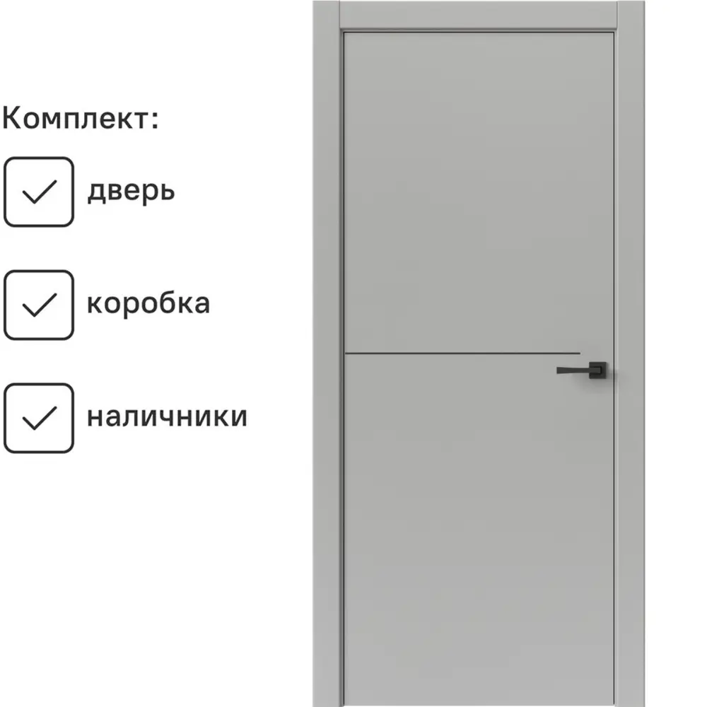 Фото Комплект межкомнатной двери Uberture Tamburat 4302 глухая 200x80см полипропилен цвет лофт светлый с коробом и наличниками Фото Комплект межкомнатной двери Uberture Tamburat 4302 глухая 200x80см полипропилен цвет лофт светлый с коробом и наличниками