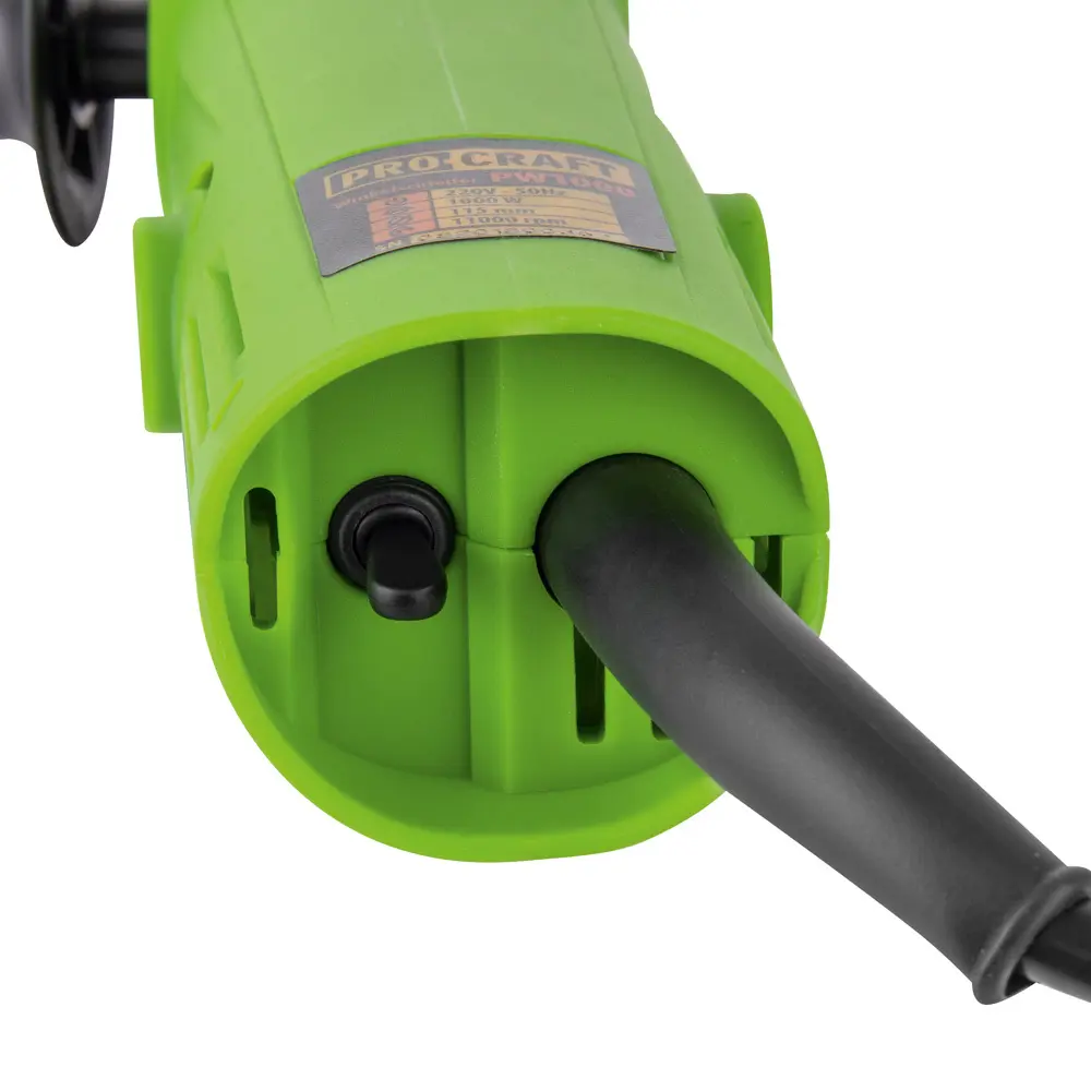 Фото 6 УШМ Procraft PW1000, 1000 Вт, 125 мм Фото 6 УШМ Procraft PW1000, 1000 Вт, 125 мм