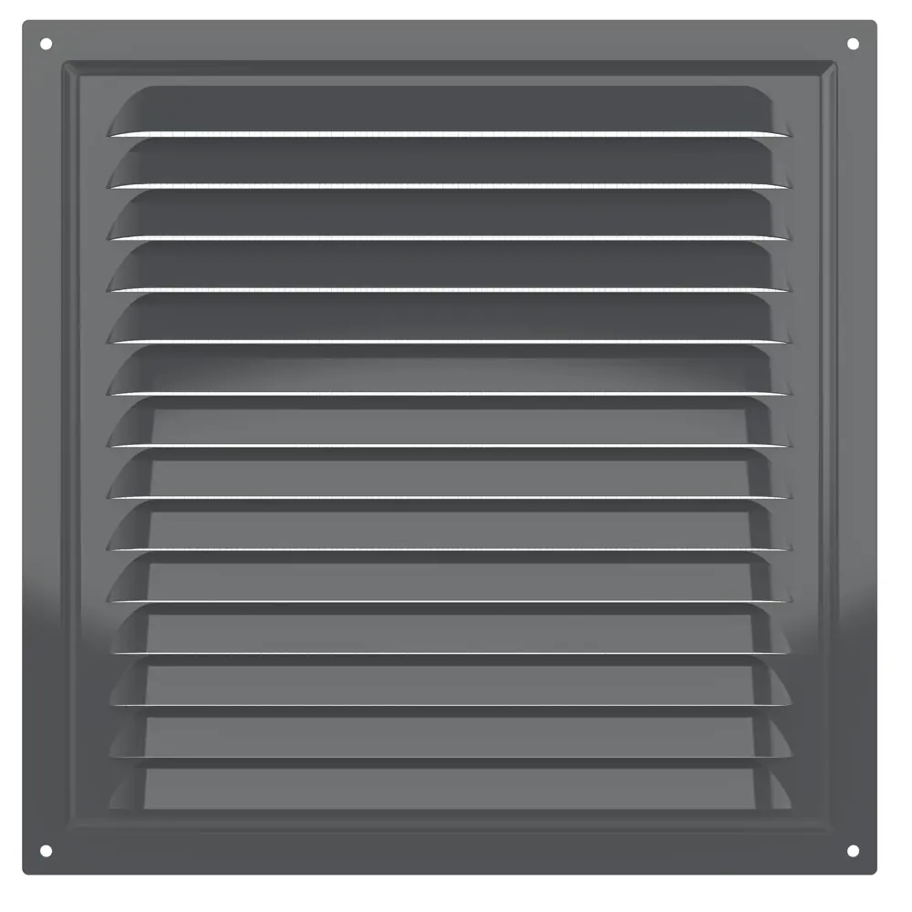Фото 5 Решетка вентиляционная с сеткой Era МЭ 250x250 мм окрашенная сталь цвет серый Фото 5 Решетка вентиляционная с сеткой Era МЭ 250x250 мм окрашенная сталь цвет серый