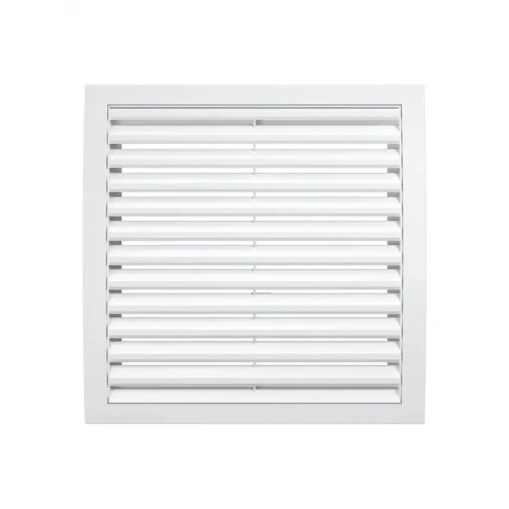Фото Решетка вентиляционная Era 2525РР 250x250 мм пластик цвет белый