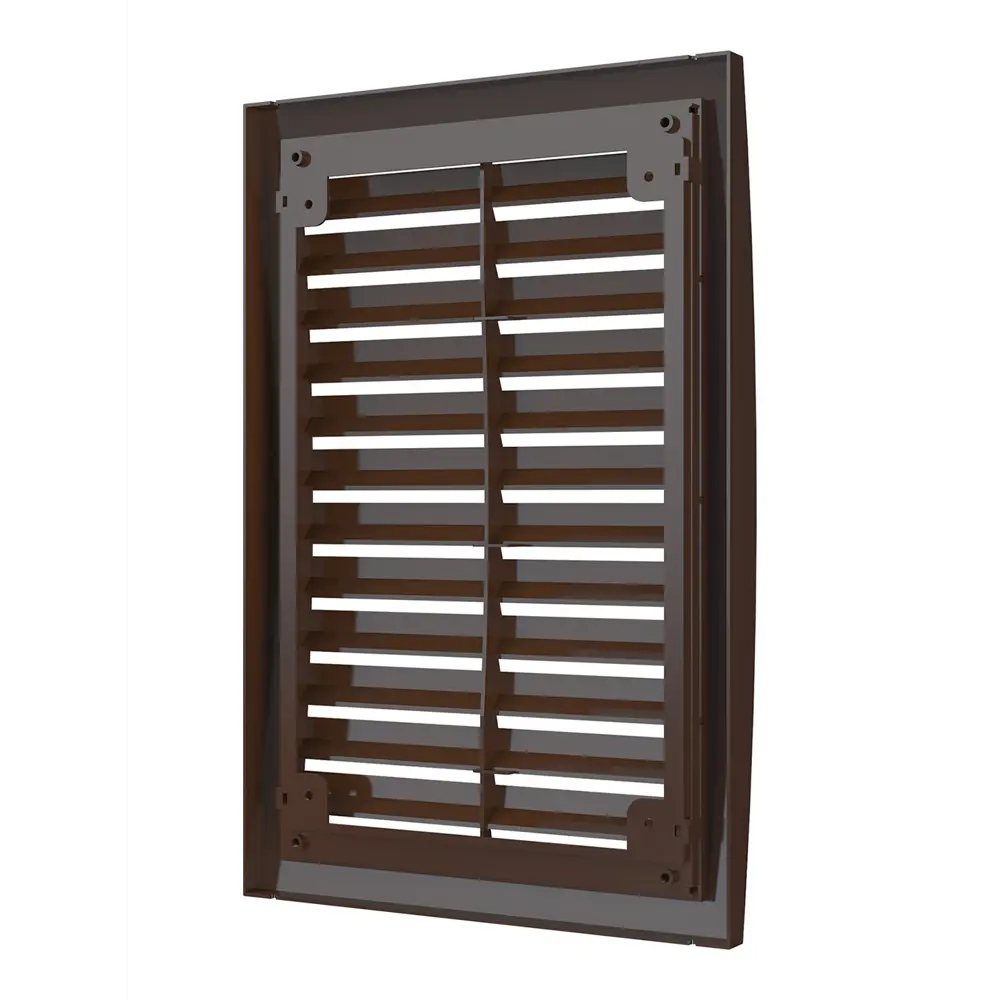 Фото 5 Решётка вентиляционная наружная ERA Street Line 200x300(h) с рамкой ASA пластик цвет коричневый Фото 5 Решётка вентиляционная наружная ERA Street Line 200x300(h) с рамкой ASA пластик цвет коричневый