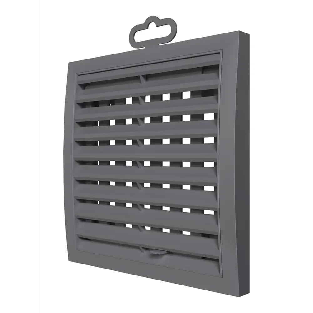 Фото 2 Решётка вентиляционная наружная регулируемая ERA Street Line 150x150 ASA пластик цвет серый Фото 2 Решётка вентиляционная наружная регулируемая ERA Street Line 150x150 ASA пластик цвет серый