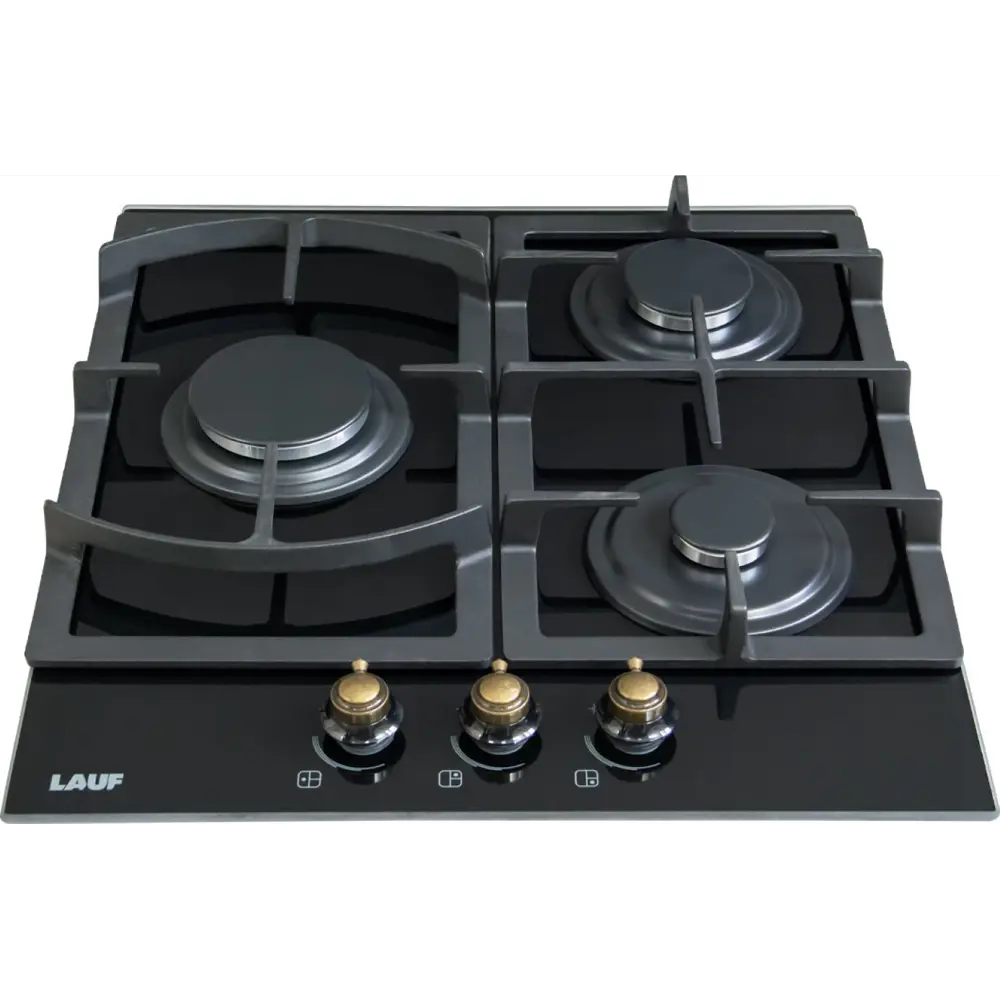 Фото 8 Газовая варочная панель Lauf PG-455BL classic 45 см 3 конфорки цвет Черный Фото 8 Газовая варочная панель Lauf PG-455BL classic 45 см 3 конфорки цвет Черный
