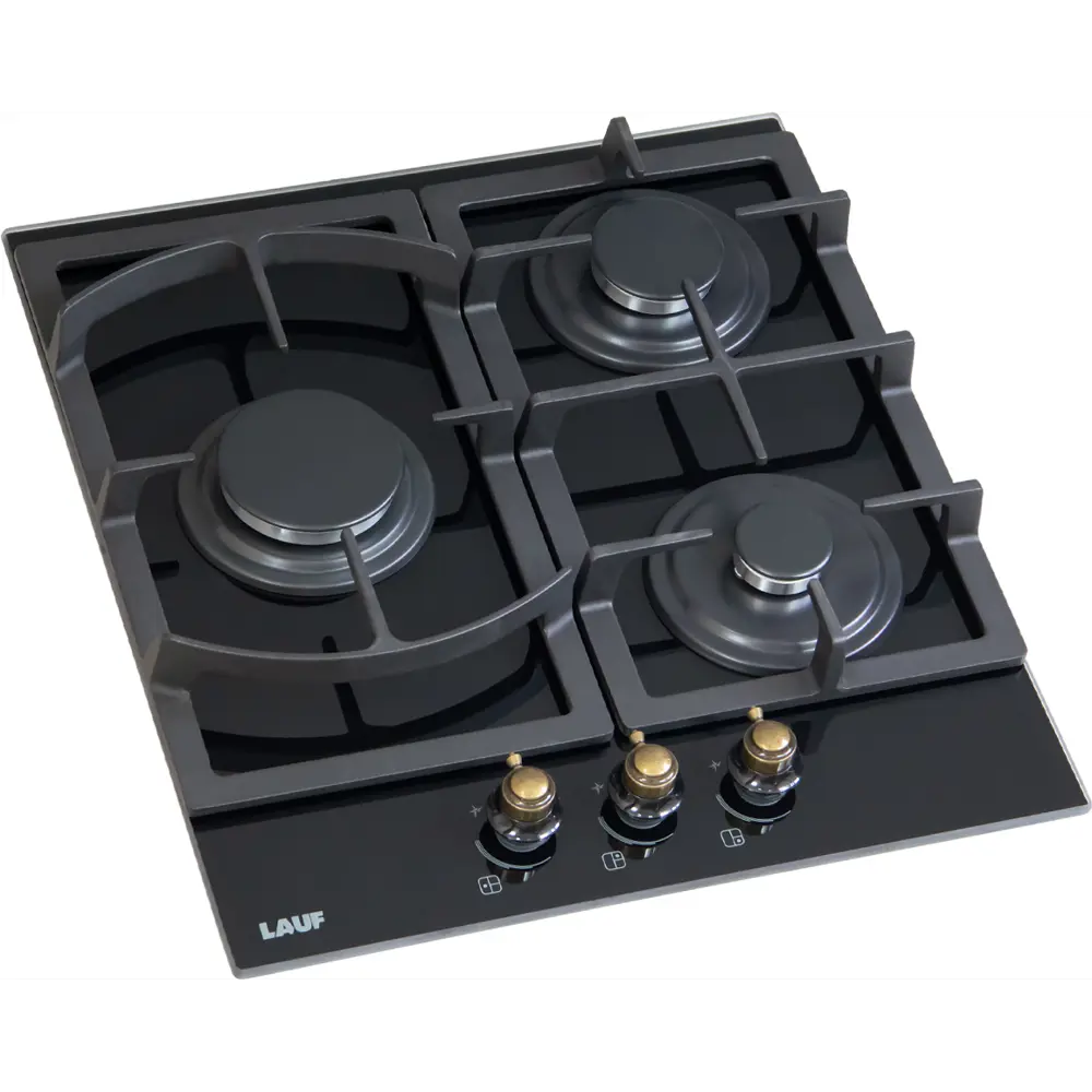 Фото 9 Газовая варочная панель Lauf PG-455BL classic 45 см 3 конфорки цвет Черный Фото 9 Газовая варочная панель Lauf PG-455BL classic 45 см 3 конфорки цвет Черный