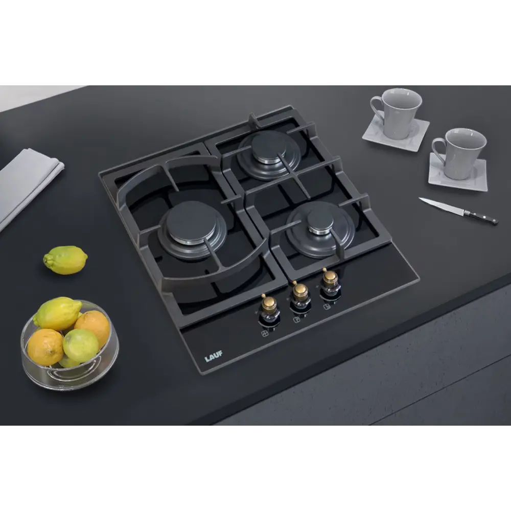 Фото 13 Газовая варочная панель Lauf PG-455BL classic 45 см 3 конфорки цвет Черный Фото 13 Газовая варочная панель Lauf PG-455BL classic 45 см 3 конфорки цвет Черный