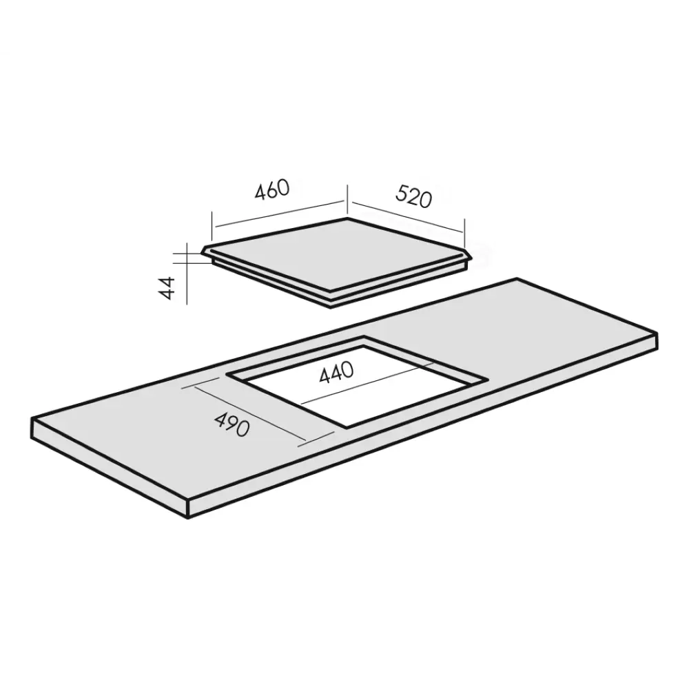 Фото 6 Газовая варочная панель Lauf PG-455BL classic 45 см 3 конфорки цвет Черный Фото 6 Газовая варочная панель Lauf PG-455BL classic 45 см 3 конфорки цвет Черный