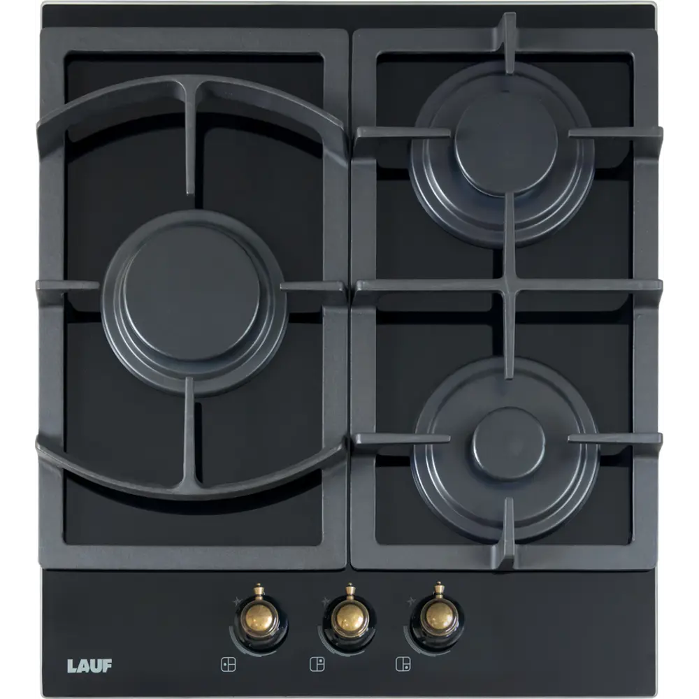 Фото 7 Газовая варочная панель Lauf PG-455BL classic 45 см 3 конфорки цвет Черный Фото 7 Газовая варочная панель Lauf PG-455BL classic 45 см 3 конфорки цвет Черный