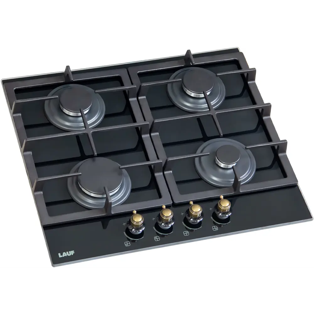 Фото 8 Газовая варочная панель Lauf PG-618BL classic 60 см 4 конфорки цвет черный Фото 8 Газовая варочная панель Lauf PG-618BL classic 60 см 4 конфорки цвет черный