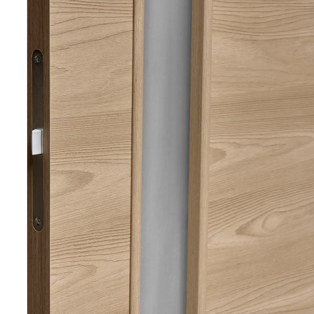 Фото 6 Дверь межкомнатная остекленная с замком в комплекте 60x200 см Hardflex цвет коричневый Фото 6 Дверь межкомнатная остекленная с замком в комплекте 60x200 см Hardflex цвет коричневый