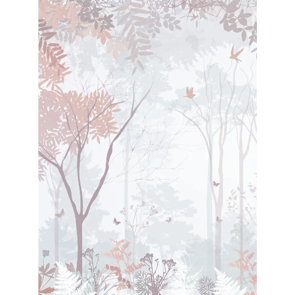 Фото 4 Фотообои Foto Print Туманное утро в лесу 02-209-А-2-2.7, 270x200 см