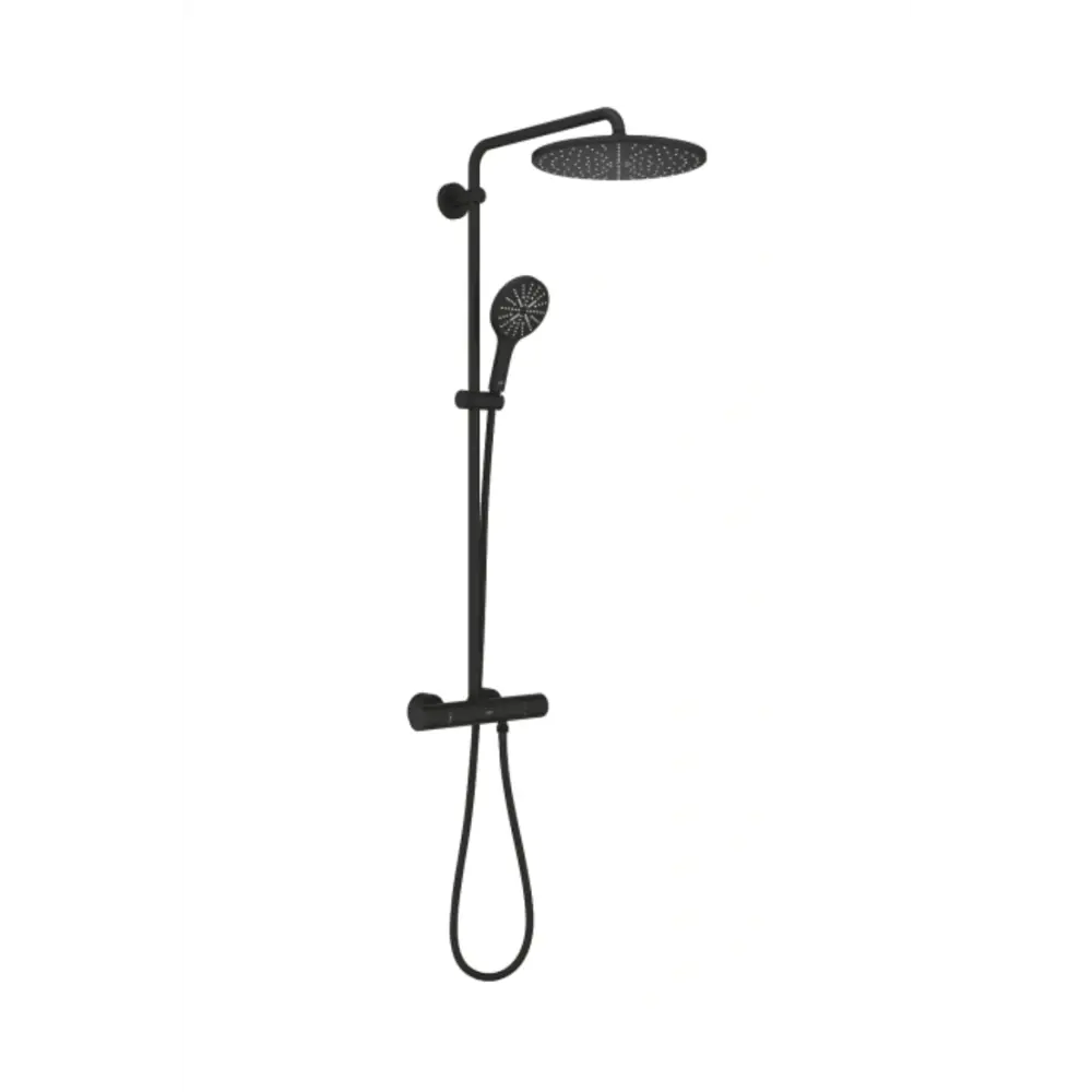 Фото 2 Душевая стойка Grohe 22119KF0 1 режимная цвет черный Фото 2 Душевая стойка Grohe 22119KF0 1 режимная цвет черный