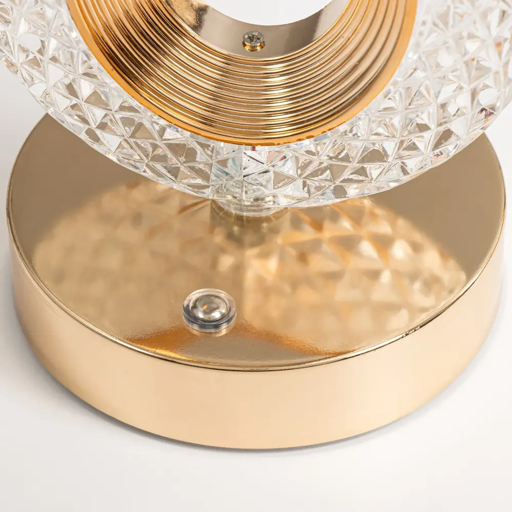 Фото 14 Настольная лампа прикроватная Risalux Ренди 4.5Вт USB 12x10x26 см цвет бежевый