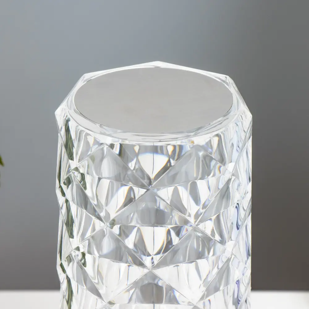 Фото 19 Настольная лампа прикроватная Risalux с ПДУ Призма регулируемый свет RGB АКБ цвет бежевый