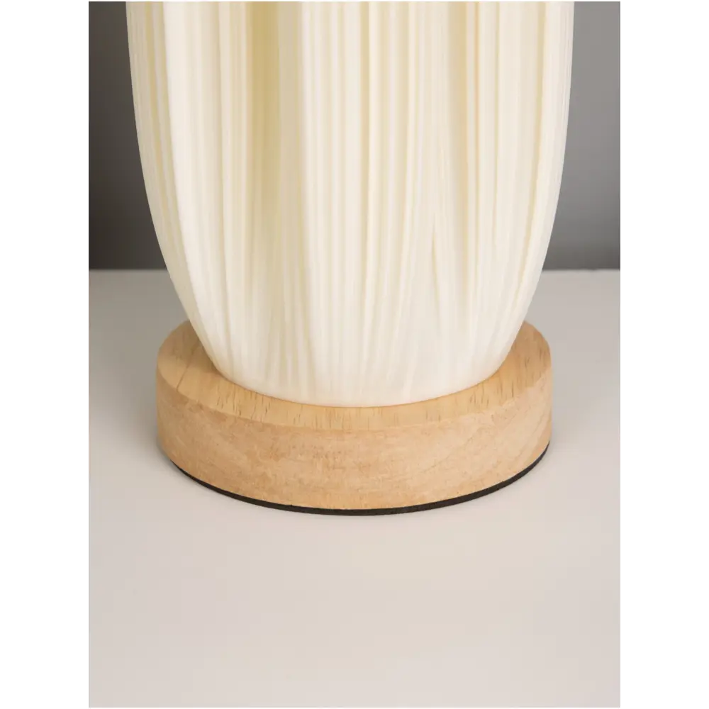 Фото 4 Настольная лампа прикроватная Risalux 10777133 Воздух 3Вт USB диммер цвет бежевый