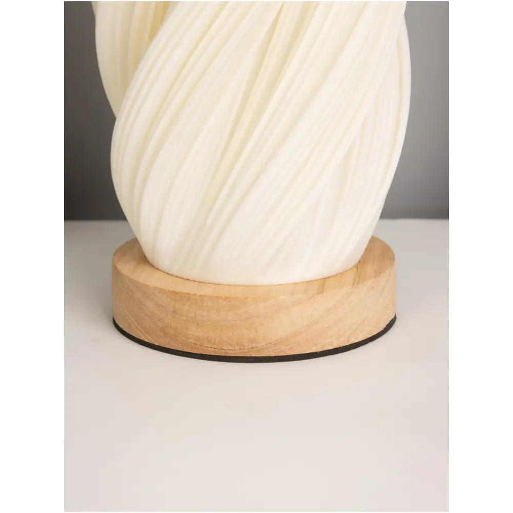 Фото 4 Настольная лампа прикроватная Risalux 10777137 Изгиб 3Вт USB диммер цвет бежевый