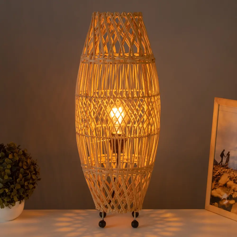 Фото 3 Настольная лампа Сима-ленд 10090408 цвет бежевый Фото 3 Настольная лампа Сима-ленд 10090408 цвет бежевый