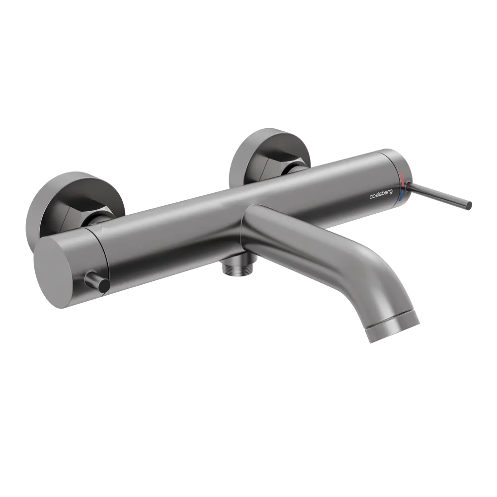 Фото Смеситель для ванны Abelsberg ERF22516GM цвет матовый серый Фото Смеситель для ванны Abelsberg ERF22516GM цвет матовый серый