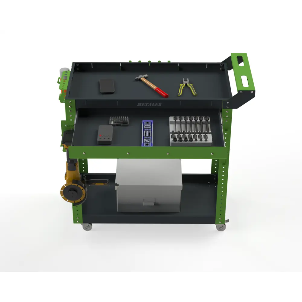 Фото 3 Тележка инструментальная Metalex 118566 Тип 1А 700х450х800 мм Фото 3 Тележка инструментальная Metalex 118566 Тип 1А 700х450х800 мм