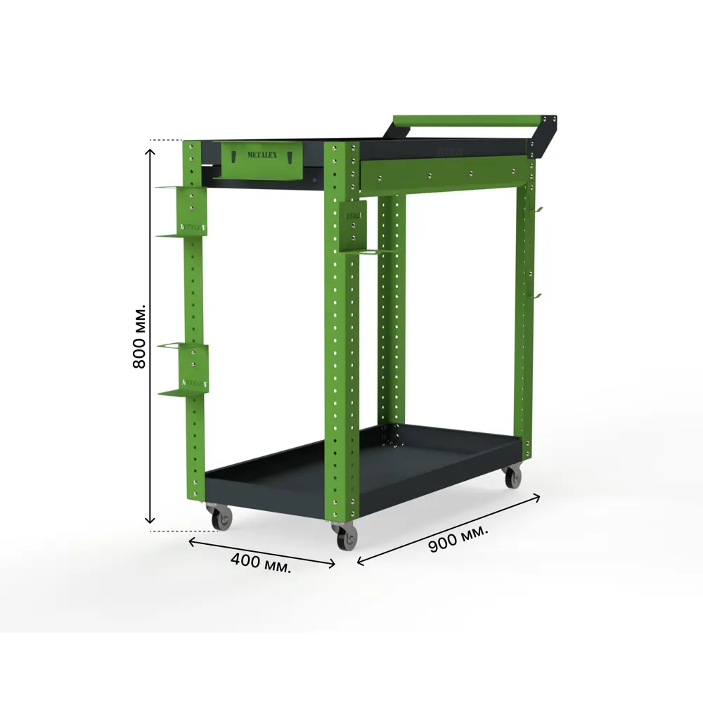 Фото 4 Тележка инструментальная Metalex 118568 Тип 1А 900х450х800 мм Фото 4 Тележка инструментальная Metalex 118568 Тип 1А 900х450х800 мм