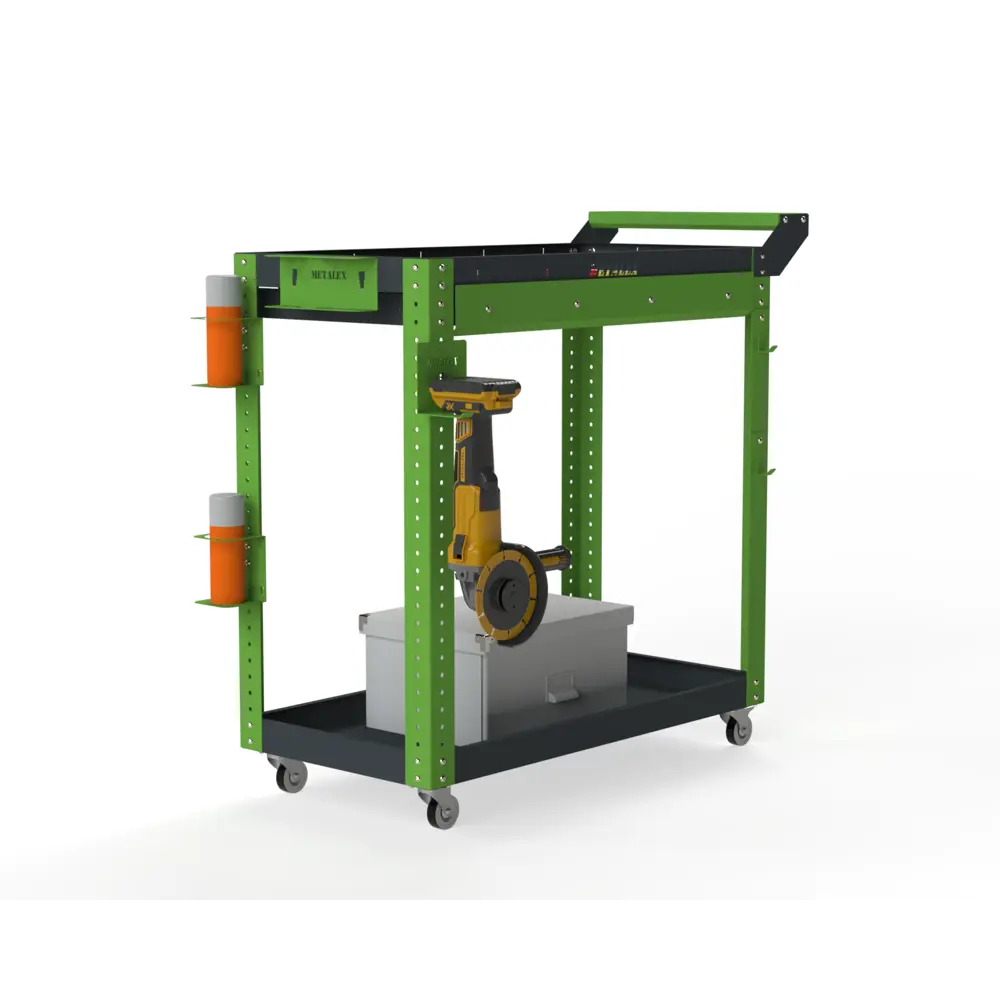 Фото 2 Тележка инструментальная Metalex 118568 Тип 1А 900х450х800 мм Фото 2 Тележка инструментальная Metalex 118568 Тип 1А 900х450х800 мм