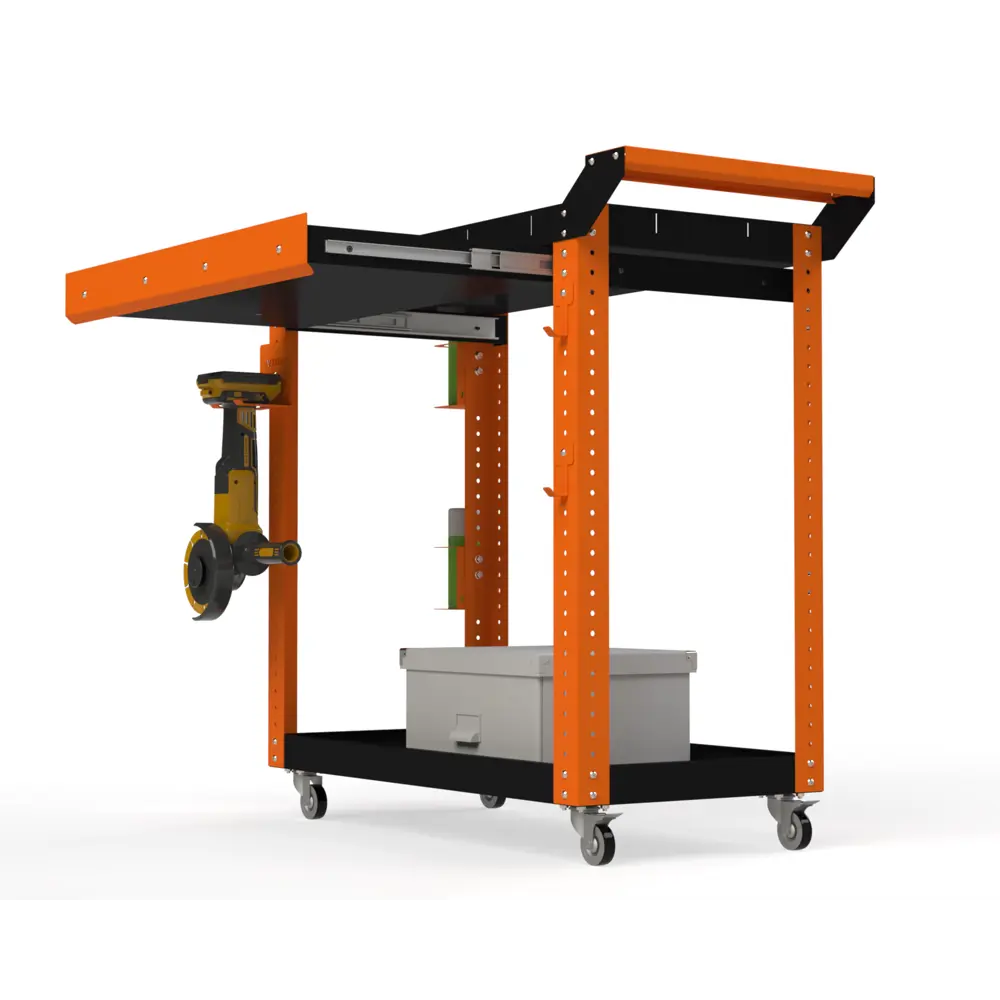 Фото Тележка инструментальная Metalex 118569 Тип 1А 700х350х800 мм Фото Тележка инструментальная Metalex 118569 Тип 1А 700х350х800 мм