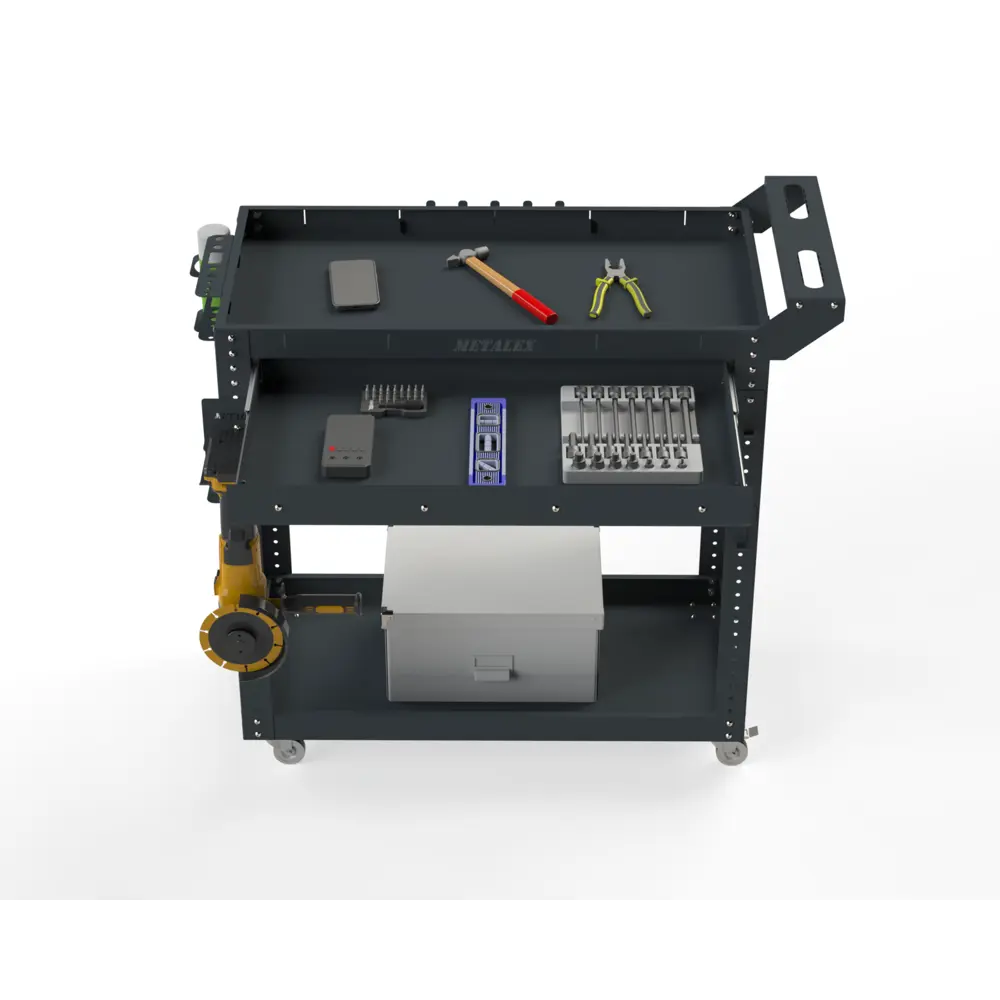 Фото 3 Тележка инструментальная Metalex 118579 Тип 1А 700х400х800 мм Фото 3 Тележка инструментальная Metalex 118579 Тип 1А 700х400х800 мм
