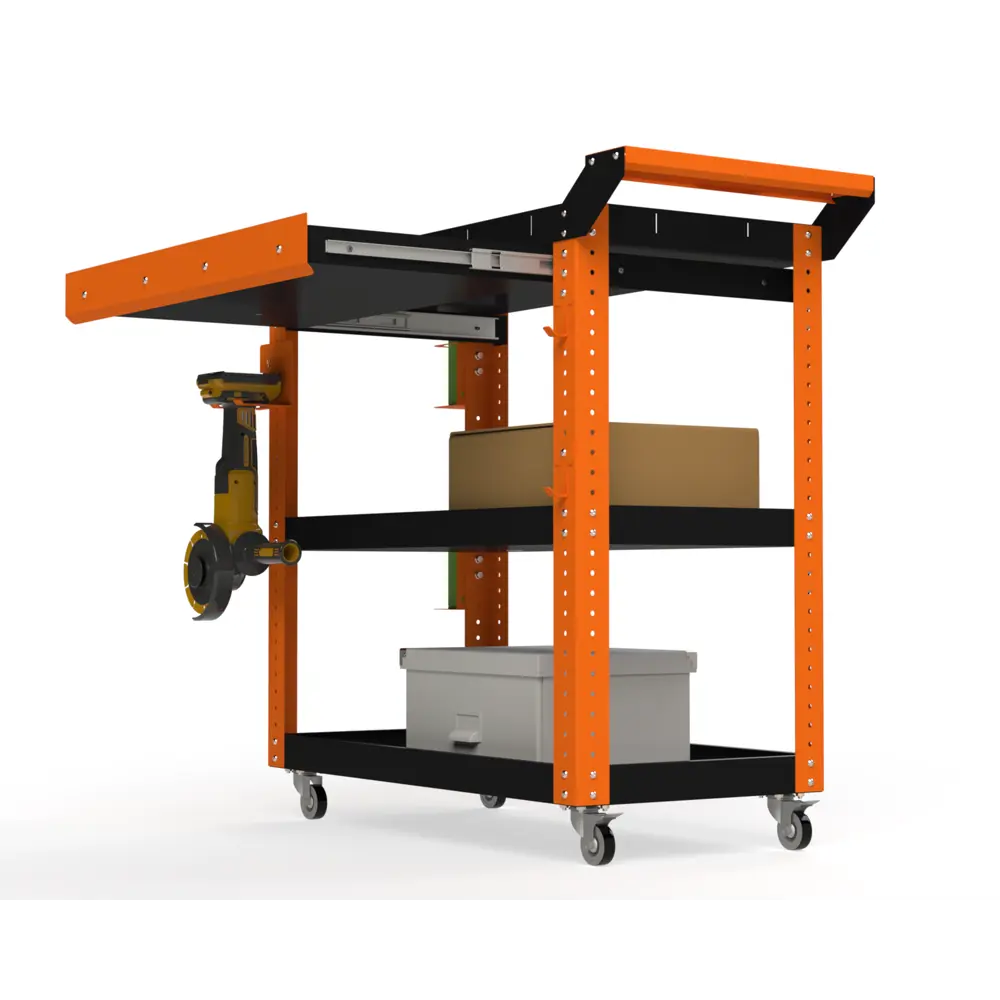 Фото Тележка инструментальная Metalex 118607 Тип 1А 700х350х800 мм Фото Тележка инструментальная Metalex 118607 Тип 1А 700х350х800 мм