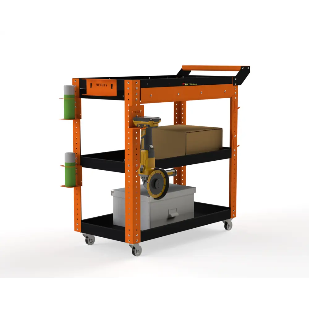 Фото 2 Тележка инструментальная Metalex 118610 Тип 1А 800х400х800 мм Фото 2 Тележка инструментальная Metalex 118610 Тип 1А 800х400х800 мм
