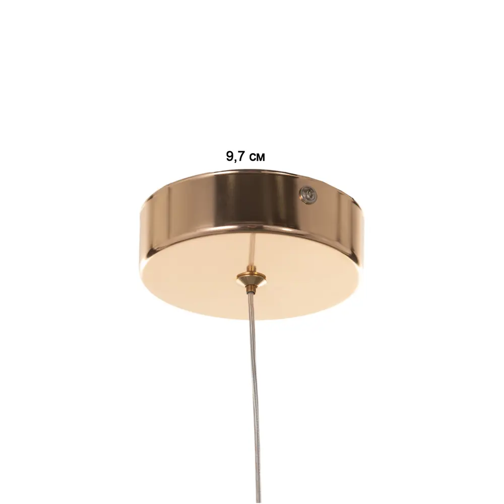 Фото 5 Светильник подвесной светодиодный Bayerlux 10419878 3 м² теплый белый (желтый) свет цвет золотой Фото 5 Светильник подвесной светодиодный Bayerlux 10419878 3 м² теплый белый (желтый) свет цвет золотой